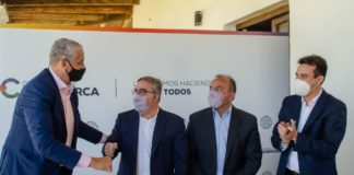 El gobernador Jalil recibió al secretario de DDHH de la Nación, Horacio Pietragalla