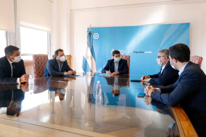 Raúl junto al ministro de Desarrollo Social de la Nación, Daniel Arroyo (1)