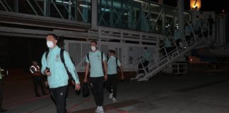 El seleccionado argentino llegó a Barranquilla para enfrentar a Colombia