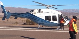 Trasladan a Lorenza en helicóptero a Fiambalá