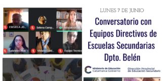 Semana de conversatorios con escuelas secundarias de la Provincia