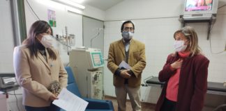 Entregaron equipo de diálisis para el San Juan