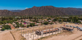 Raúl visitó los predios donde se construirán el nuevo Hospital y Terminal de Ómnibus en Belén