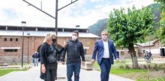 Raúl y el intendente Ferreyra recorrieron el Parque Las Moras