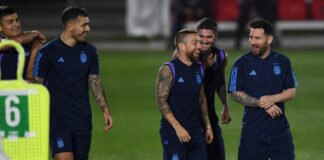 Scaloni ensayó variantes sobre la base del mismo equipo que le ganó a México