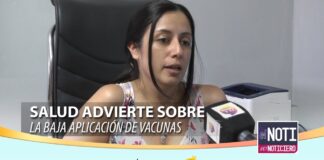 Salud advierte sobre el bajo índice de aplicación de vacunas