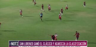 San Lorenzo ganó el clásico y acaricia la clasificación