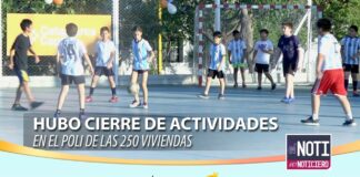 Hubo cierre de actividades en el poli de las 250 Viviendas