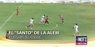 El «Santo» de la Alem a las semis del Federal