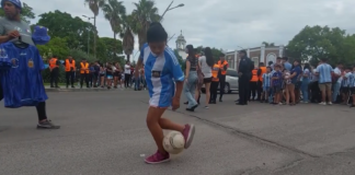 Uma Gómez: la catamarqueña que la rompió en la fiesta mundialista de la Selección en Santiago del Estero