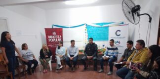 Reunión para ampliar el servicio de seguridad de la Escuela para Adultos de Villa Cubas