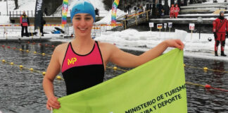 Nadadora argentina cruzó el canal de la macha y batió redord