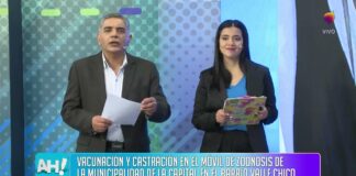 Operativo de Zoonosis en la plaza del Barrio Valle Chico