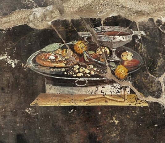 Descubren en Pompeya una pintura de una pizza de 2.000 años de antigüedad