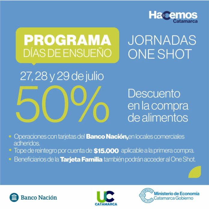 Esta semana llega el One Shot de alimentos