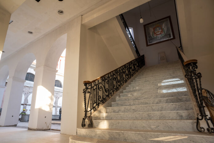 La puesta en valor de la antigua Casa de Gobierno tiene un avance del 75% (3)