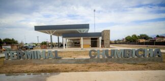 La nueva Terminal de Chumbicha con un importante avance de obra