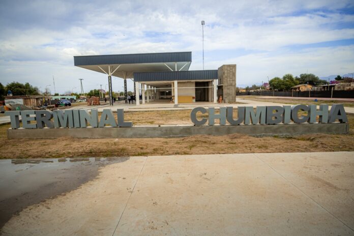 La nueva Terminal de Chumbicha con un importante avance de obra