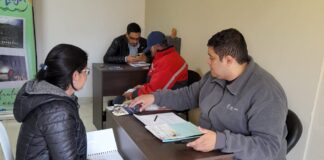 La oficina móvil del Ente Regulador pasó por Aconquija