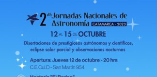 Se vienen las 2° Jornadas Nacionales de Astronomía