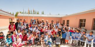 Histórica recorrida del Gobernador junto a la ministra Tolosa Paz por Laguna Blanca