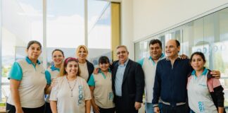 El Gobernador y la Presidenta de Fundación Educando visitaron obras e instituciones de formación en Capital