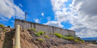 Avanza la construcción de la nueva cisterna en la Cruz Negra