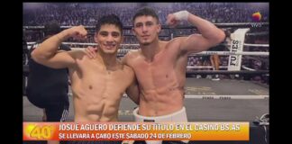 Josué Agüero va por la defensa de su título y una chance internacional