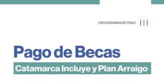 Fecha de pago para Beca «Catamarca Incluye» y “Plan Arraigo”