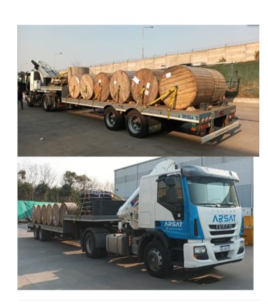 ARSAT envió materiales para reactivar las obras de fibra óptica en el Oeste catamarqueño