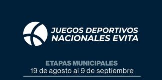 Todo listo para la etapa municipal de los Juegos Evita