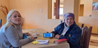 OSEP llegó a Laguna Blanca con su stand de la aplicación móvil