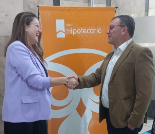FOGACAT firmó convenios con el Banco Hipotecario para garantizar créditos a clientes de MiPyMes