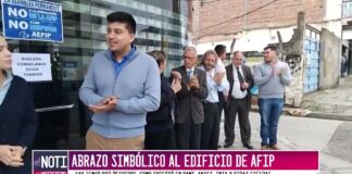 Protesta de los trabajadores de AFIP