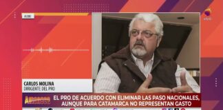El dirigente Carlos Molina habló sobre la eliminación de las PASO