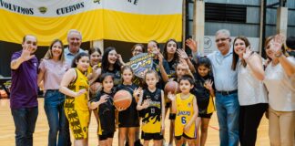 Más infraestructura deportiva: el Club Montmartre inauguró refacciones en su cancha