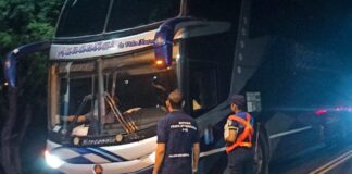 Controles en rutas: Más de 790 pasajeros fueron inspeccionados en El Portezuelo