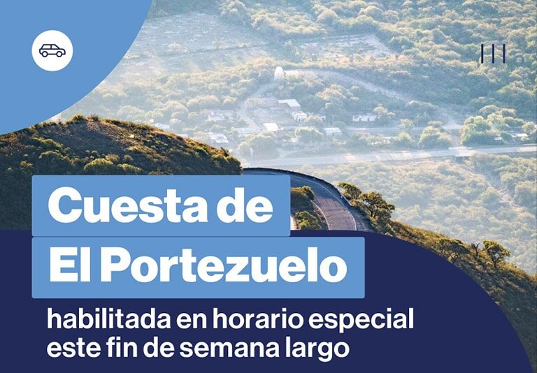 Finde largo: La Cuesta del Portezuelo habilitada en horario especial ...