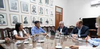 El gobernador y ministros de la Corte dialogaron sobre la situación financiera e infraestructura del Poder Judicial