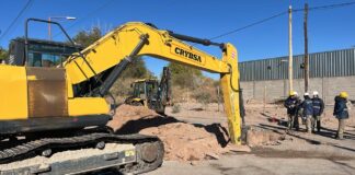Inició la obra de la red cloacal en Fiambalá