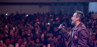 Luciano Pereyra hizo delirar a su público en el salón del Escenario Mayor