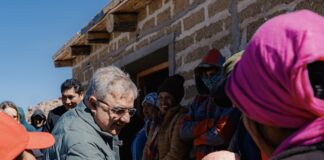 Raúl en Laguna Blanca: avanza el plan para reconstruir los daños ocasionados por el temporal