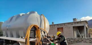 Servicio de agua potable garantizado en Laguna Blanca
