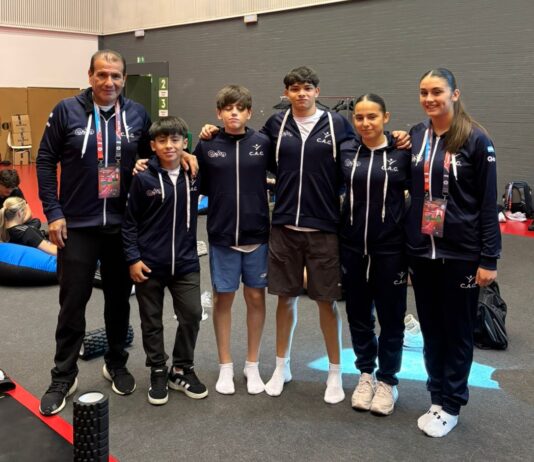 Gimnastas catamarqueños en el Mundial de Trampolín en España