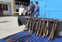 El Poder Judicial entregó a Seguridad armas de fuego secuestradas