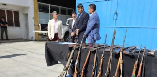 El Poder Judicial entregó a Seguridad armas de fuego secuestradas
