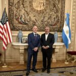 Raúl se reunió con el Embajador de Estados Unidos en Argentina