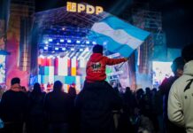 La final del Mundial se vive en El Patio de la Fiesta del Poncho