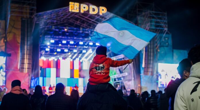 La final del Mundial se vive en El Patio de la Fiesta del Poncho