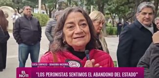 Corpacci cuestionó al Gobierno nacional y habló de un “Estado ausente”